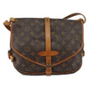 Louis Vuitton Saumur Handbag Monogram Canvas