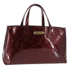 Secondhand Louis Vuitton Wilshire Handbag Monogram Vernis