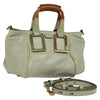 Secondhand Chloe Ethel Handbag Gray Leather Bags