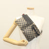 Gucci Vintage Double Belt Bag GG Canvas with Leather