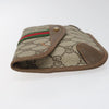 Gucci Ophidia Flap Clutch GG Coated Canvas