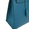 Hermes Kelly Handbag Blue Epsom with Gold Hardware