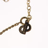 Secondhand Christian Dior CD Pendant Necklace Gold-plated
