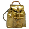 Secondhand Gucci Vintage Bamboo Backpack Patent
