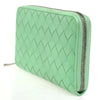 Bottega Veneta Intrecciato Long Zip  Wallet Leather