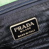 Secondhand Prada Metal Handles Tote Tessuto