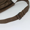 Secondhand Bottega Veneta Zip Pocket Waist Bag Leather with Intrecciato