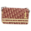 Christian Dior Vintage Flap Crossbody Bag Canvas