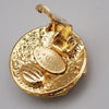 Chanel Vintage Round CC Clip-On Earrings Metal