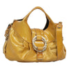 Secondhand Bvlgari Chandra Hobo Yellow Patent Leather Bags