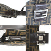 Fendi Vintage Pocket Shoulder Bag Zucca Canvas