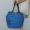 Secondhand Bottega Veneta Belted Zip Chain Tote Intrecciato Nappa with Snakeskin