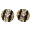Secondhand Christian Dior Vintage Round Clip-On Earrings
