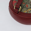 Gucci Ophidia Round Backpack Flora GG Coated Canvas