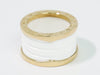 Bvlgari B.Zero1 Three Band Ring 18K Yellow Gold and Ceramic