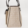 Secondhand Bvlgari Logomania Handbag Beige Canvas Bags