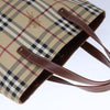Secondhand Burberry Top Handle Tote Haymarket