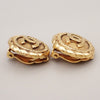 Secondhand Chanel Vintage CC Round Clip-On Earrings