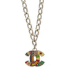 Chanel CC Pendant Necklace Metal