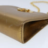 Salvatore Ferragamo Vintage Gancini Chain Shoulder Bag Leather