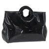 Celine Circle Logo Handbag Patent Leather