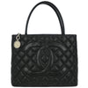 Chanel Medallion Tote Quilted Caviar