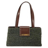 Secondhand Bvlgari Handbag Green Wool Bags