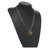 Christian Dior Logo Pendant Necklace Metal