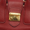 Miu Miu Front Pocket Convertible Satchel Leather