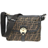 Fendi Chef Zip Crossbody Bag Zucca Canvas