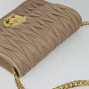 Miu Miu Chain Flap Crossbody Bag Matelasse Leather