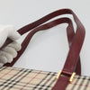 Secondhand Burberry Nova Check Tote Canvas and