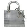 Christian Dior Lady Dior Bag Micro Cannage Metallic Calfskin