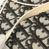 Christian Dior Vintage Saddle Bag Diorissimo Canvas