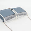 Secondhand Miu Miu Madras Chain Clutch Matelasse Leather with Glitter