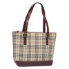 Secondhand Burberry Nova Check Tote canvas check pattern