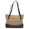 Secondhand Burberry Nova Check Tote canvas check pattern