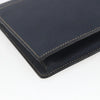 Secondhand Celine Clutch Bag Navy Leather Accessories