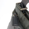 Prada Front Zip Convertible Flat Messenger Tessuto with Leather