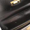Hermes Kelly Handbag Black Box Calf with Gold Hardware