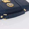 Secondhand Versace Vintage Handbag Blue Leather Bags