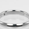 Tiffany & Co. Elsa Peretti 1 Diamond Stacking Band Ring 950 Platinum with Diamond