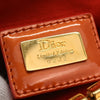 Christian Dior Vintage Saddle Bag Embroidered Satin