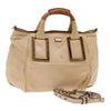 Secondhand Chloe Ethel Tote Beige Leather Bags