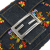 Fendi Baguette Bag Embellished Denim