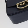 Salvatore Ferragamo Tassel Gancini Lock Flap Shoulder Bag Leather