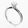 Tiffany & Co. Novo Solitaire Ring Platinum with Diamonds and Cushion Cut I/VS2 Diamond