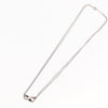 Tiffany & Co. Infinity Double Chain Pendant Necklace Silver