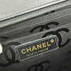 Secondhand Chanel Surpique Classic Top Handle Flap Bag Quilted