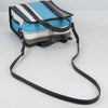 Balenciaga Bazar Convertible Tote Striped Leather